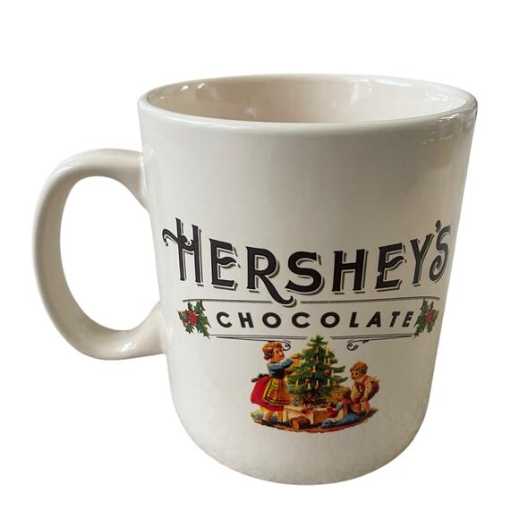 VTG HERSHEY'S Chocolate Oversized CHRISTMAS Jumbo Coffee Hot Chocolate MUG 18oz - Picture 11 of 15